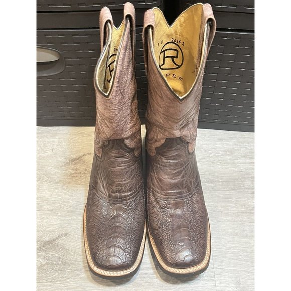 Roper Western Boots Deadwood Pull On Brown 09-020-6500-8119 BR MEN'S 8 D - Picture 2 of 10